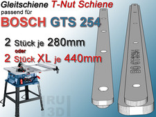 T-Nut Schiene, Gleitschiene f