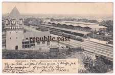 AK Postkarte Stargard in Pommern Wasserturm und Bahnhof 13.04.1908 (P53)