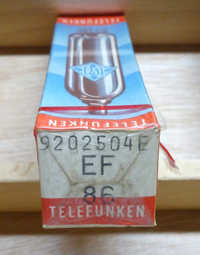 Telefunken ef86 sealed - 1x:,