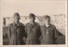 Foto, Wk2, drei Front Soldaten