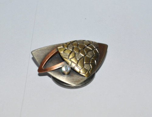 Schalspange mit strass - ,