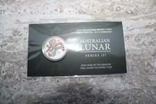 Silbermünze Jahr des Drachen