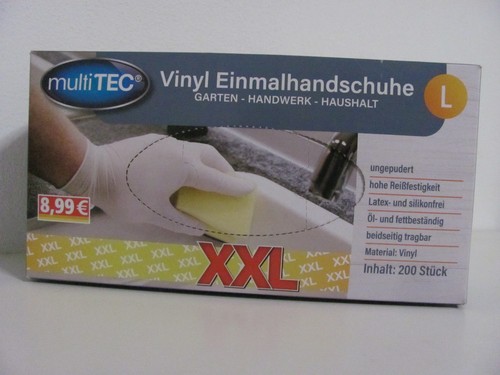 Vinyl handschuhe l - (nr6),