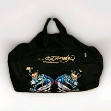 Ed Hardy Kleine Reisetasche Jeans schwarz