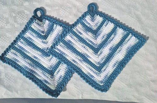 Topflappen raute - 2, topflappen,
