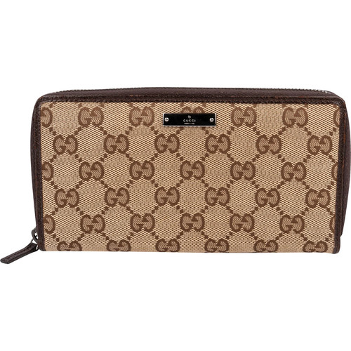 Gucci monogram canvas zip - monogram, gg