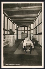 AK Bückeburg, Landfrauen- und Webschule, Jetenburgerstr. 11, Diele im alten Bau 