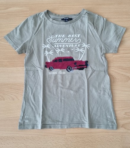 Shirt jungen auto pailletten - shirt,