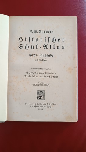 Historischer schul atlas 1942 - schul-atlas,