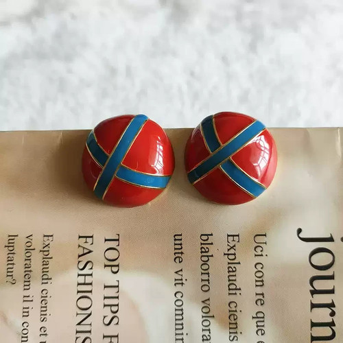 Weihnachts ohrstecker rot - ohrstecker,