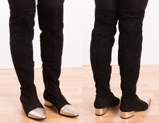 2683 elegante wildleder overknee stiefel gr 39 1/2