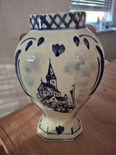 Delfes blau Vase Holland blau
