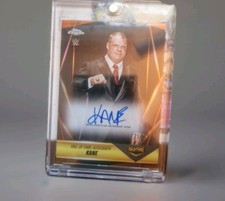 Topps Chrome Wwe 2025, Hall of Fame On Card Auto, Kane ,21/25.