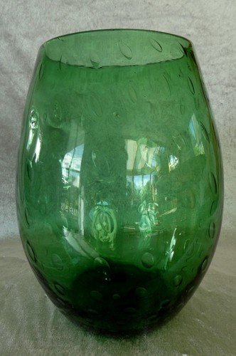 Vintage kunstglas vase - vintage,