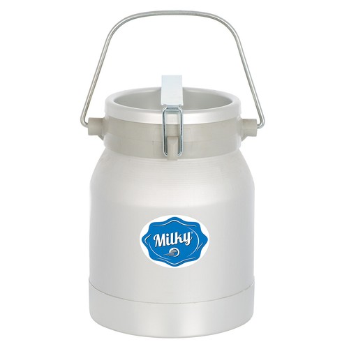 Milchkanne 10l aus aluminium - milchkanne,