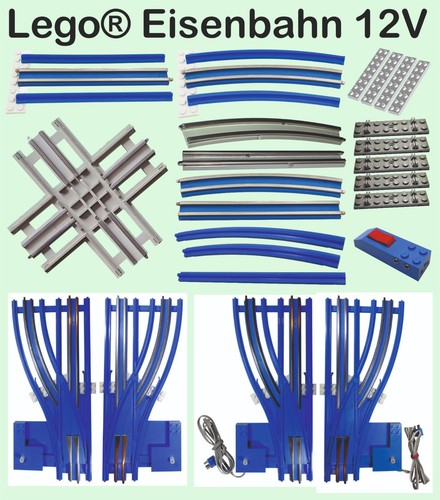 Lego eisenbahn 12v - eisenbahn, 3034