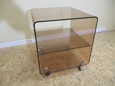 Vintage Acryl Plexiglas Tisch Beistelltisch 70er 80er Space Age Retro Regal