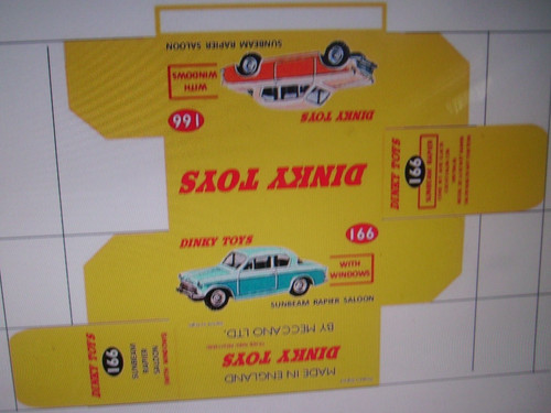 Repro dinky sunbeam rapier - repro,