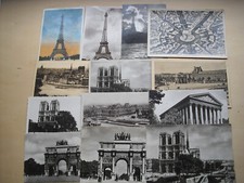 Ansichtskarten Paris von 1920 - 1945, gelaufen + ungelaufen