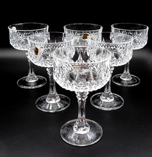 6 Sektschalen - Sektgläser - Cristal d' Arques - Kristall - ca. 14 cm (2)