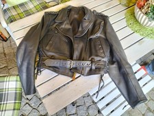 Damen Motorradjacke Leder