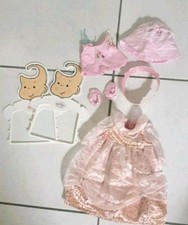 Baby Born  Puppenkleidung Prinzessinnenkleid, Krone, Schuhe, Hut,  2 Bügel, Top