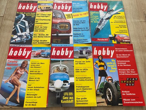 Hobby original heft 1968 - 6x,
