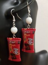 Ohrringe, Keks - Riegel , Keksreklame, Ohrschmuck, Sommer, Sonne , Fun , Trendy 