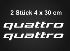 Quattro Autoaufkleber Set