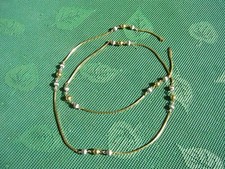 Gold 585 Kette 14K Halskette Gelb-Weiß-Gold ca. 90 cm ca. 30 g Sonderanfertigung