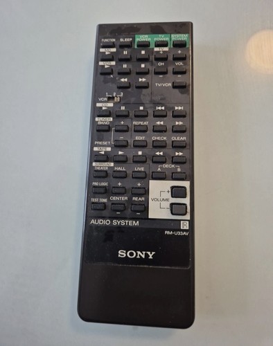 Sony u33av - sony, rm-u33av