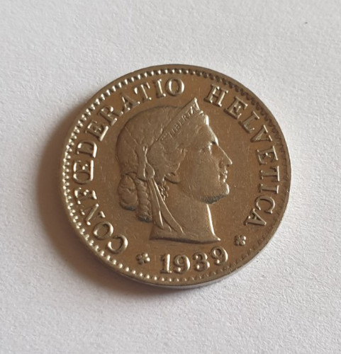 1939 schweizer franken chf - schweizer, 5