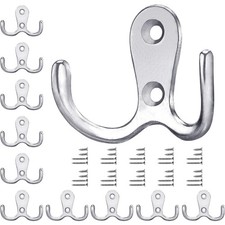 Kleiderhaken Silber, Wandhaken