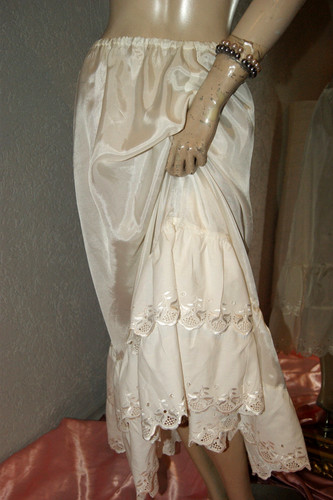 Seidiger vintage petti - vintage,