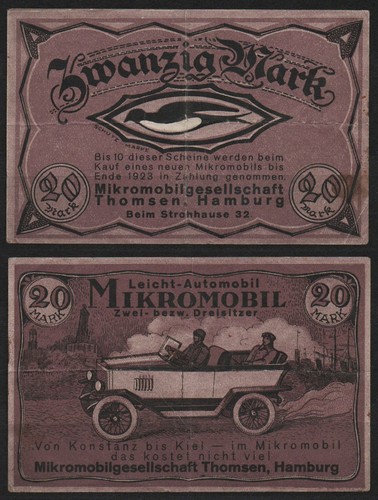 31190 notgeld hamburg - ,