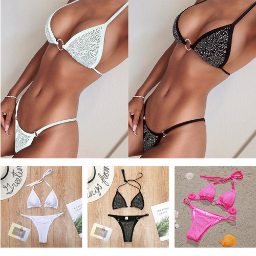 Frauen strass sexy bikini - strass,