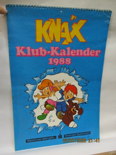 Knax klub kalender 1988 - kalender,