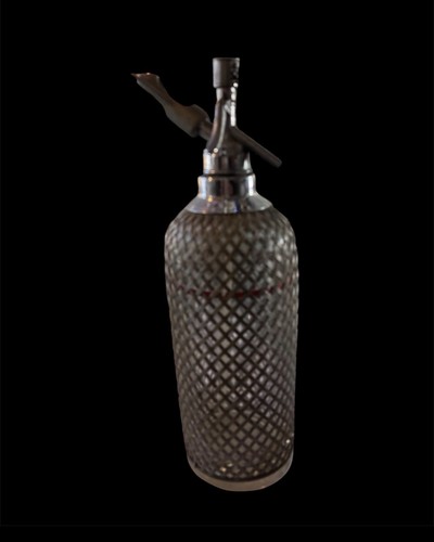Retro glasgeflecht metall soda - metall,