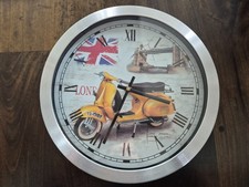 Vespa Nostalgie Wanduhr