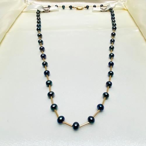 Vintage 14k gold - vintage, schwarze