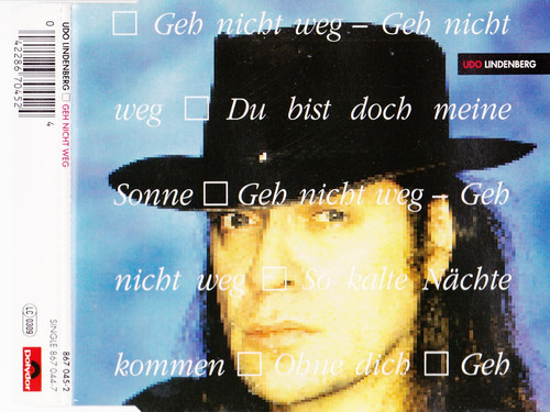 Udo lindenberg geh nicht - udo, weg