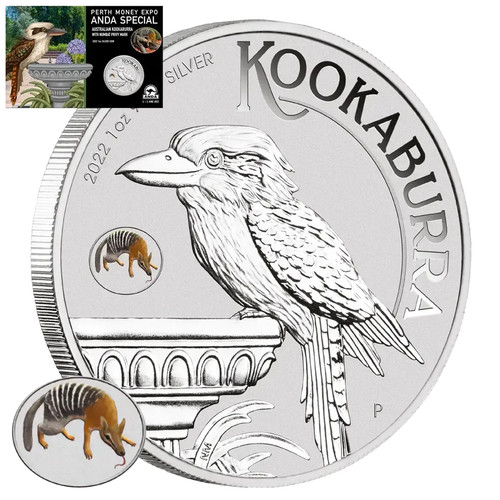Silbermünze kookaburra coin - kookaburra,