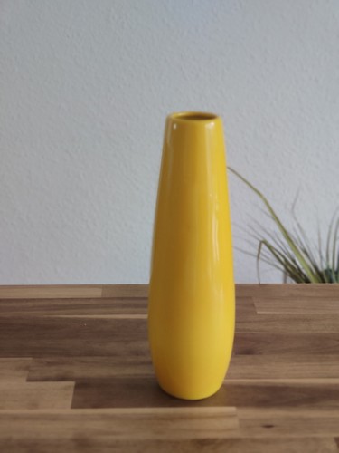 Vase gelb luxus - cm, gelb,