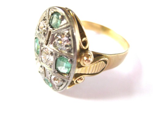 Art deco ring gold 585 - art,