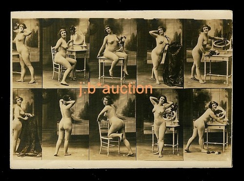 Nude woman various poses - woman, in
