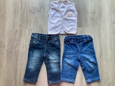 💙🩵 Kleidungspaket Hosen Jeans + Weste Junge ~ Topolino C&A ~ Gr. 74 🩵💙
