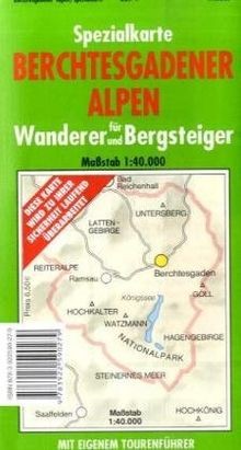 Berchtesgadener alpen 40000 - alpen, 1:40000