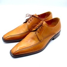 Inglesina Classica Paolo da Ponte stringata in vera Pelle Vitello Miele n. 41 44