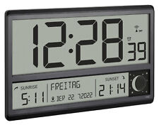 TFA 60.4524.01 XL Funkwanduhr digital Wanduhr Funkuhr Datum Wochentag Mondphase