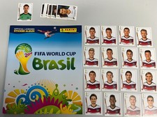Panini WM 2014 - Leeralbum + 106 verschiedene Sticker